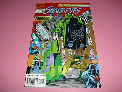 Buy GI Joe #142 In NM 9.6 COND From 1993! Marvel Snake Eyes Real American Hero B775 • 39.37£