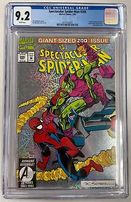 Buy Spectacular Spider-Man #200 Marvel Comics 05/94 CGC Graded 9.2 Comic Book • 55.45£