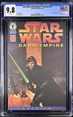 Buy Star Wars Dark Empire Preview #nn (3/96) ~ Cgc 9.8 ~ White Pages ~ Dark Horse • 80.05£