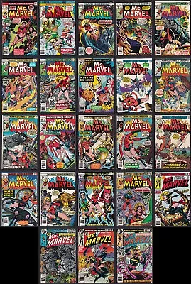 Buy Ms. Marvel (1977) #1-23. Complete Series! 1st Ms. Marvel, Mystique, Deathbird! • 479.71£