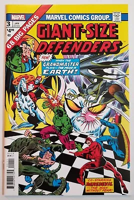 Buy Giant-Size Defenders #3 NM 1st App Korvac Marvel Comics 2020 Key Issue Facsimile • 10.28£