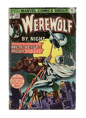 Buy Werewolf By Night #33 - 2nd Appearance Moon Knight - Low Grade • 32.16£