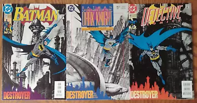 Buy DC Destroyer Lot Batman 474 Detective Comics 641  Legends Of The Dark Knight 27 • 8.03£