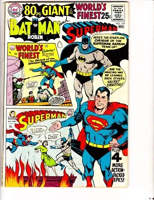Buy World's Finest 179 (1968): FREE To Combine- In Very Good/FIne Condition • 11.06£