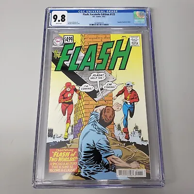 Buy Flash #123 CGC 9.8 Facsimile Edition 1st Jay Garick  DC Comics 2022 • 27.66£