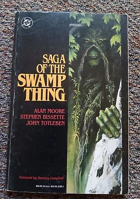 Buy Saga Of The Swamp Thing T,P.B. (1st Printing 1987)  Alan Moore Used • 7.18£