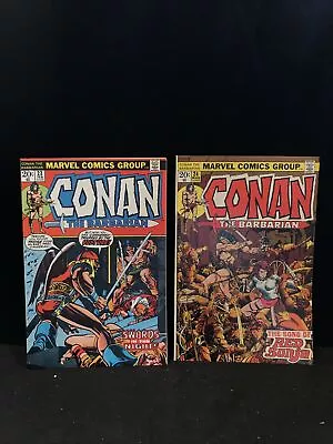 Buy Conan The Barbarian 23 24 Comic Book Lot 1st Appearance Of Red Sonja • 1,581.22£