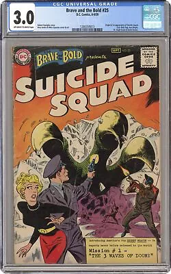 Buy Brave And The Bold #25 CGC 3.0 1959 1280359013 1st App. Suicide Squad • 419.75£
