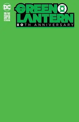 Buy Green Lantern 80th Anniversary #1 Green Blank Variant 2020 Super Size New Bb Dc • 14.95£