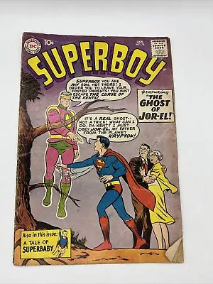 Buy DC Comics Superboy Comic Book, 1960,  No 78 • 51.39£