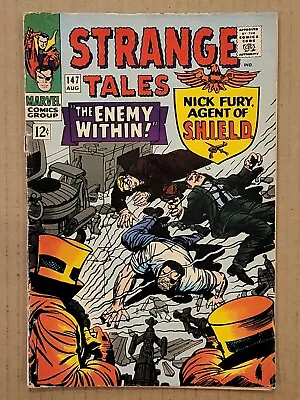 Buy Strange Tales #147 Nick Fury SHIELD 1966 VG+ • 14.45£