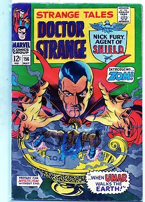 Buy Marvel Silver Age Strange Tales 156 SHIELD 1967 Rare VG 4.0 Comic Key Low Grade • 14.99£