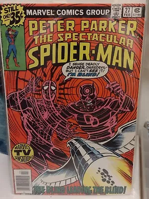 Buy Peter Parker, The Spectacular Spider-Man #27 (1978, Marvel) Warehouse VG Cond. • 30.82£