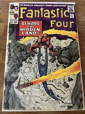Buy 1966 Marvel Fantastic Four 47 - 1st Maximus; 2nd Black Bolt • 16.06£