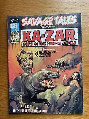 Buy Savage Tales Ka-zar Vol 1 No 7 Curtis Magazine 1974 • 12£