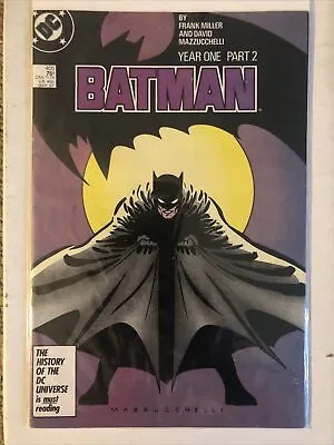 Buy Batman #405 1st App Carmine Falcone DC Comics 1987 Year One Part Two • 15.04£