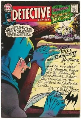 Buy Detective Comics #366 (1967) Silver Age Batman,  The Round-Robin Death Threats!  • 23.19£