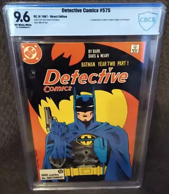 Buy DETECTIVE COMICS #575 NM+ CBCS 9.6 Alan Davis Cover - Year Two Batman CGC • 63.92£