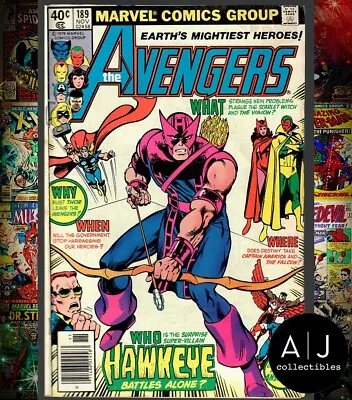 Buy Avengers #189 VG+ 4.5 Marvel 1979 • 3.12£