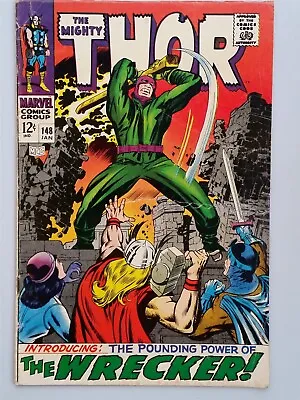 Buy Thor Mighty #148 G/vg (3.0) January 1968 Marvel Comics ** • 19.99£