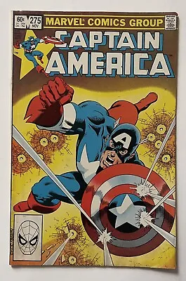 Buy Captain America #275 (Marvel 1982) 1st App Baron Zemo II  “Mike Zeck Art” • 17.58£