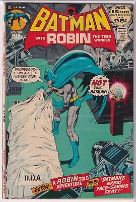 Buy Batman #240 (DC Comics 1972) 1st Appearance Of Dr. Moon; 3rd App Of Ra's Al Ghul • 27.81£