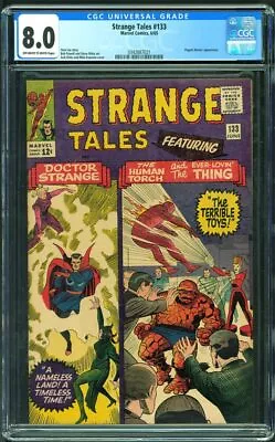 Buy Strange Tales #133 (Marvel, 1965) CGC 8.0 • 178.10£