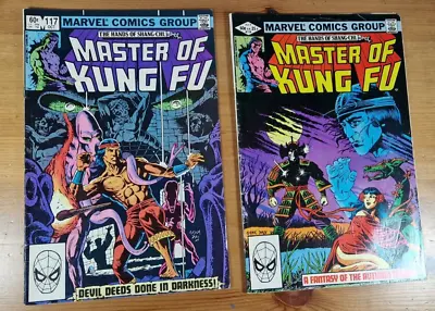 Buy Master Of Kung Fu #117 &114  (1982)  Marvel Comics  Bronze Age Comic • 6.99£