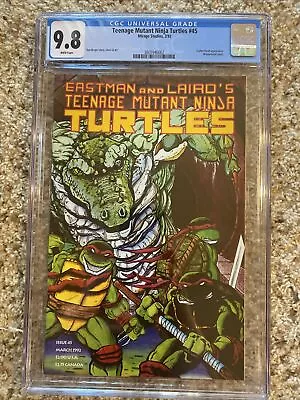 Buy Teenage Mutant Ninja Turtles #45 (1992) Mirage CGC 9.8 Leatherhead Wraparound • 160.05£