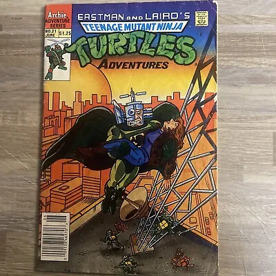 Buy Teenage Mutant Ninja Turtles Adventures #21 June 1991 • 4.28£
