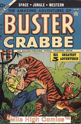 Buy BUSTER CRABBE (1951 Series) #3 Very Good Comics Book • 59.48£