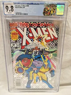Buy 🔥 Uncanny X-Men #300 NEWSSTAND CGC 9.8 Custom Label 1993 Wolverine Bishop Storm • 195.55£