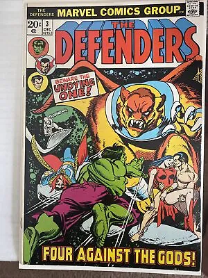Buy Defenders #3 1972 High Grade 9.2 9.4 Nm Hulk Surfer Strange Submariner White • 72.71£