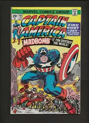 Buy Captain America 193 NM- 9.2 High Definition Scans *a • 158.12£