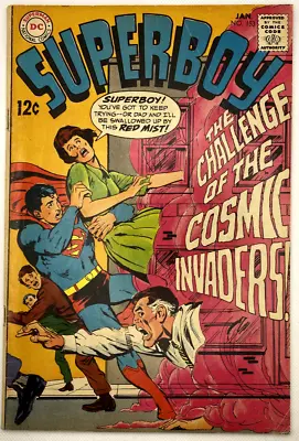 Buy Superboy #153  Challenge Of The Cosmic Invaders!  Neal Adams Cover, January 1969 • 1.51£