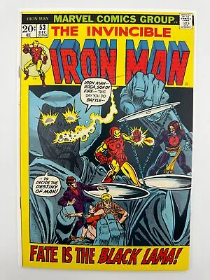 Buy Iron Man #53 1st Black Lama - Very Fine 8.0 • 19.07£