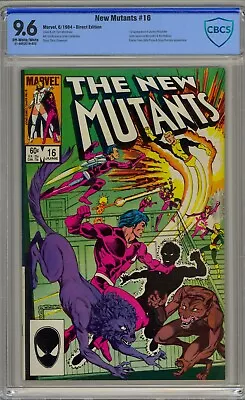 Buy NEW MUTANTS #16 - CBCS 9.6  - OWW Pages - NM+ 1ST App. HELLIONS, THUNDERBIRD 2 • 79.05£