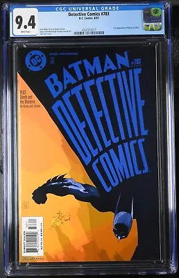 Buy Detective Comics #783 Cgc 9.4, 2003, 1st Appearance Nyssa Al Ghul • 63.16£