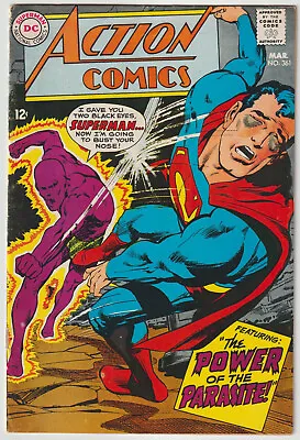 Buy Action Comics #361 (Mar 1968, DC), VG Condition (4.0), 2nd App. Of The Parasite • 17.03£