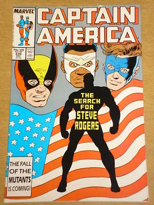 Buy Captain America #336 Marvel Comic High Grade Nice Condition December 1987 • 3.49£