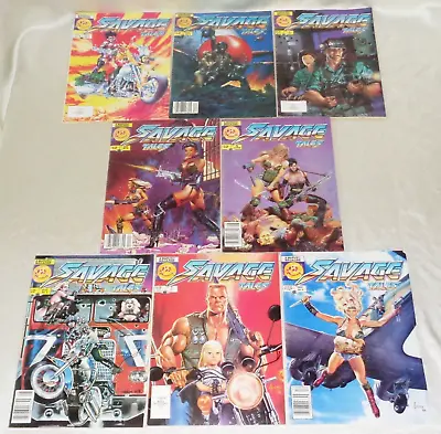 Buy Marvel 1985  Savage Tales 1-8 Vietnam Comic Magazine Set • 57.26£