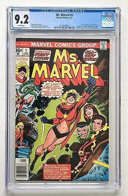 Buy Ms Marvel #1  CGC 9.2 1st Carol Danvers As Ms Marvel (1977) • 110£
