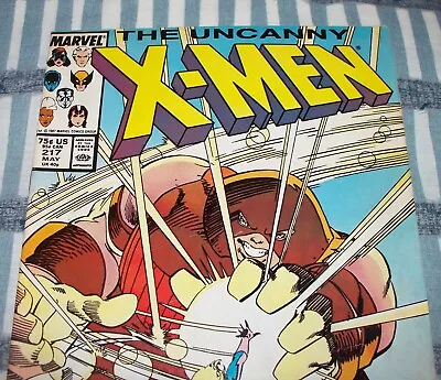 Buy The Uncanny X-MEN #217 Dazzler & Juggernaut From May 1987 In VG/F Condition DM • 9.60£