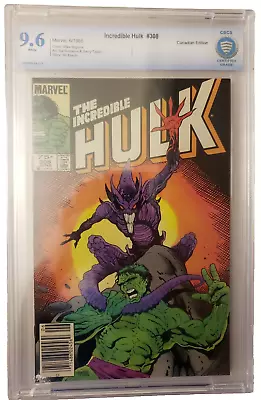 Buy Incredible Hulk #308 CBCS 9.6 NM+ Marvel Comics 1985 1st Appearance Of The Triad • 59.26£