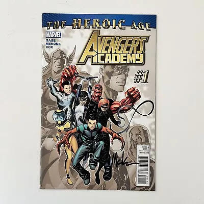Buy Avengers Academy #1 2010 NM  Signed By Mike McKone • 25£