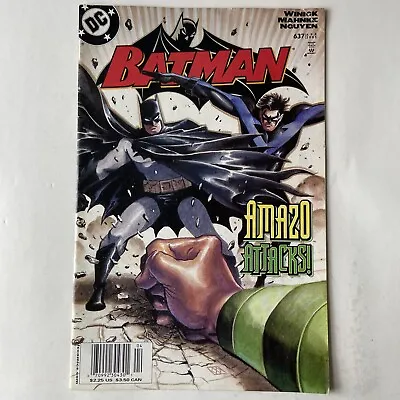 Buy Batman #637 Comic DC 2005 Nightwing Vs Amazo Judd Winick Matt Wagner Doug Mahnke • 3.55£