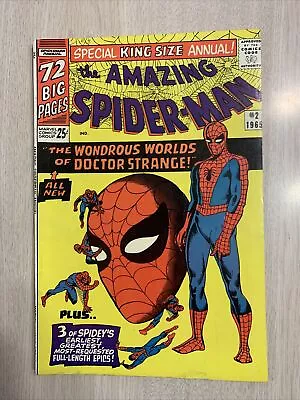 Buy Amazing Spider-man King-size Special Annual 2 Fn+ White Pgs Dr Strange Ditko '65 • 159.09£