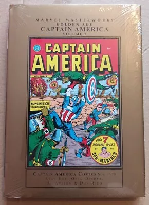 Buy Marvel Masterworks Golden Age Captain America Comics Volume 5, # 17-20, NEW • 39.99£