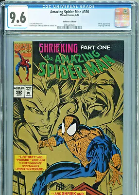 Buy The Amazing Spider-Man #390 (Marvel 1994) CGC Certified 9.6 • 96.47£
