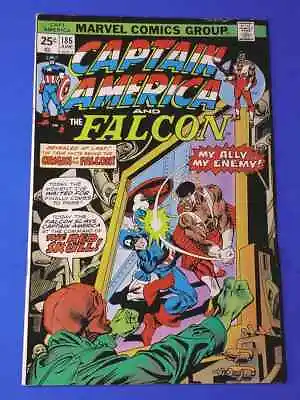 Buy Captain America #186 FN/VF Origin Of Falcon Marvel Comics C10A • 6.71£